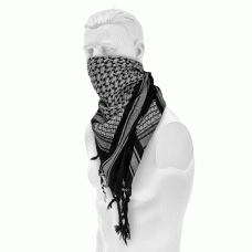 Повязка универсальная Шемаг (Арафатка) BLACK/WHITE