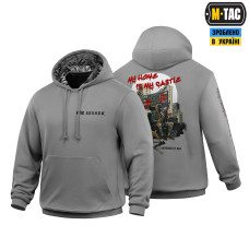 M-Tac кофта Hoodie My Home is my Castle Light Hard Grey