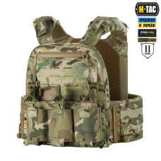 M-Tac плитоноска Cuirass Elite 2 класс защиты (размер плиты M) Multicam