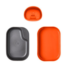 Набор посуды для путешествий Wildo Camp-A-Box Basic – Orange/Dark Grey, Оранжевый