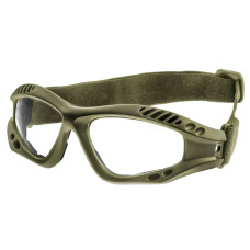 Тактичні окуляри-маска Mil-Tec Commando Goggles Air Pro Clear Olive, Olive