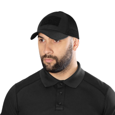 Бейсболка Tactic Mesh Rip-Stop Stretch Черная (8932)