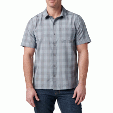 Рубашка тактическая 5.11 Tactical® Nate Short Sleeve Shirt Mortar Plaid