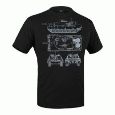 Футболка с рисунком Леопард Combat Black