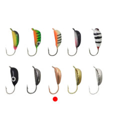 Мормышка вольфрамовая Fishing ROI Банан рижский 3.0mm 0.56g ц:copper