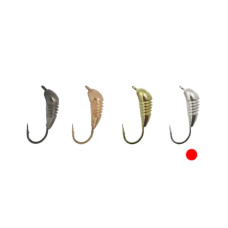 Мормышка вольфрамовая Fishing ROI Куколка с ушком 2.5mm 0.33g ц:silver