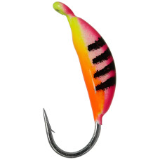 Мормышка вольфрамовая Fishing ROI Супер банан фарбований 2.5mm 0.44g YN23P