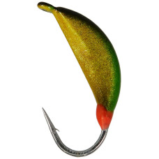 Мормышка вольфрамовая Fishing ROI Супер банан фарбований 3.5mm 0.99g Y-YA1