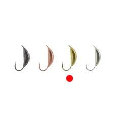 Мормышка вольфрамовая Fishing ROI Супер банан 2.5mm 0.68g ц:gold
