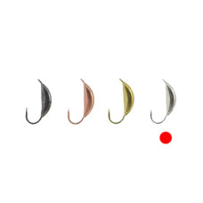 Мормышка вольфрамовая Fishing ROI Супер банан 2.5mm 0.68g ц:silver