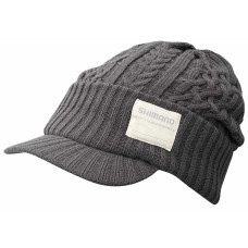 Шапка Shimano Knit Watch with Brim Charcoal