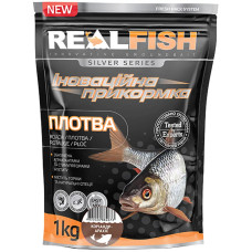 Прикормка Real Fish Silver Series Плотва Кориандр-Арахис 1kg