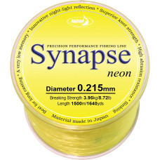 Волосінь Katran Synapse Neon 1500m (neon-yellow) 0.215mm 8.72lb