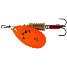 Блесна X-Fish Stark №3 6g Nikel UV orange