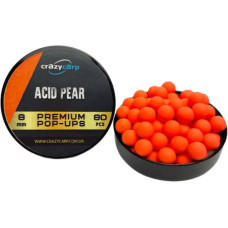 Бойлы Crazy Carp Premium Pop-Ups 8mm Acid Pear (80шт/уп)