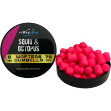 Бойлы Crazy Carp Wafters Dumbbells 8x10 Squid & Octopus (75шт/уп)