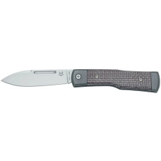 Ніж Fox Gunstock M390 Bison Micarta Titanium Black