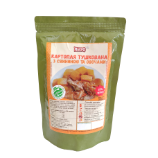 Макро Картофель тушеный со свининой и овощами (реторт-пакет) 350г