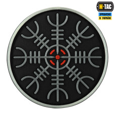 M-Tac нашивка Шлем Ужаса PVC Black/GID