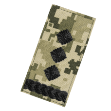 Погон/липучка ВСУ Полковник Пиксель (7338)