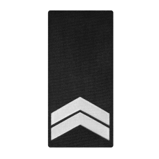 Погон Camotec Полиция Капрал (5*10) Черный/Рефлект(9236)
