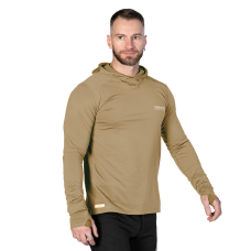 Лонгслів Chiton Hood 2.0 CoolPass ThermoGrid Tan 9537