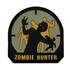 Шеврон Max Fuchs «Zombie Hunter» PVC, Olive