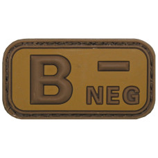 Нашивка група крові B(III) Rh-, Coyote