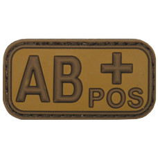 Нашивка группа крови AB(IV) Rh+, Coyote