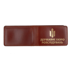 Обкладинка ДБР (з від. для перепусток) Престиж, Бордовий