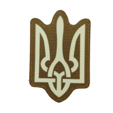 Шеврон Герб светонакопительный Laser Cut, Coyote