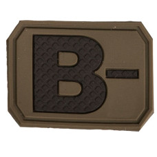 Эмблема с символом группы крови Mil-Tec, Olive