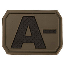 Эмблема с символом группы крови Mil-Tec, Olive