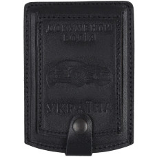 Обложка для документов водителя универсальная Черный, Black, Vik-Tailor