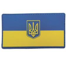 Нашивка Прапор України з гербом 50×90 мм, Жовтий