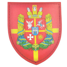 Шеврон Герб Житомирской области, Красный