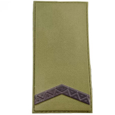 Об'ємний погон ЗСУ старший солдат, Olive