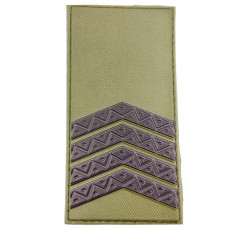 Объемный погон ВСУ старший сержант, Olive