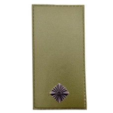 Объемный погон ВСУ младший лейтенант, Olive