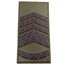 Погон ВСУ Dark главный мастер-сержант, Dark olive
