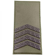 Погон ЗСУ Dark старший сержант, Dark olive