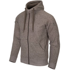 Кофта Helikon Covert Hoodie - Light Brown Melange, Коричневий