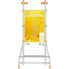 Лестница телескопическая Colombo Pratic 4+4 Steel (PRATIC4+4ACC)(Special offer)