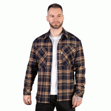 Рубашка "Буревой" Orange/Navy 9578, camotec