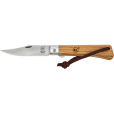 Ніж Main Knives 'Workers line' Clip Point Oak Wood PU Loop Light Brown