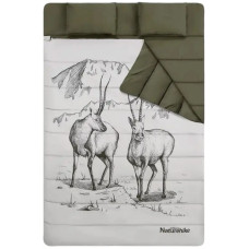 Спальний мішок Naturehike NH21MSD06 Double with Pillows Green
