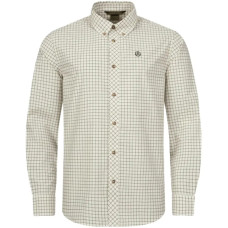 Сорочка Blaser Active Outfits Sauer Shirt Men 23 Creme/Dark Brown Checked