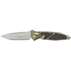 Нож Microtech Socom Elite Auto Tanto Point Apocalyptic Serrated OD Green