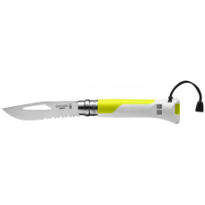 Нож Opinel №8 Outdoor Fluo White Yellow