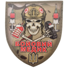 Шеврон бойовий медик мультикам